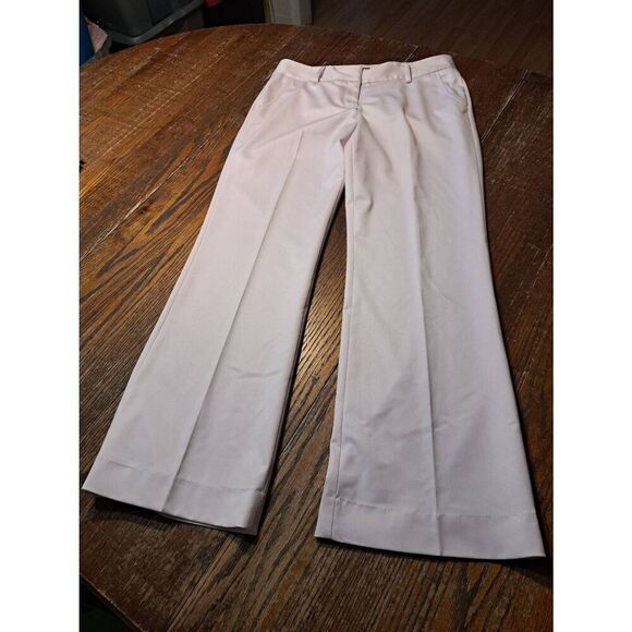 Size 8 Kenneth Cole New York Light Pink Dress Pants with Pockets and Belt Loops - Picture 1 of 3